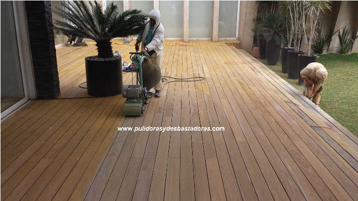 pulidora de pisos de madera
