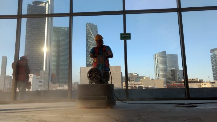 Pulido de Pisos 16 desbastado de concreto con diamantes